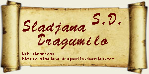 Slađana Dragumilo vizit kartica